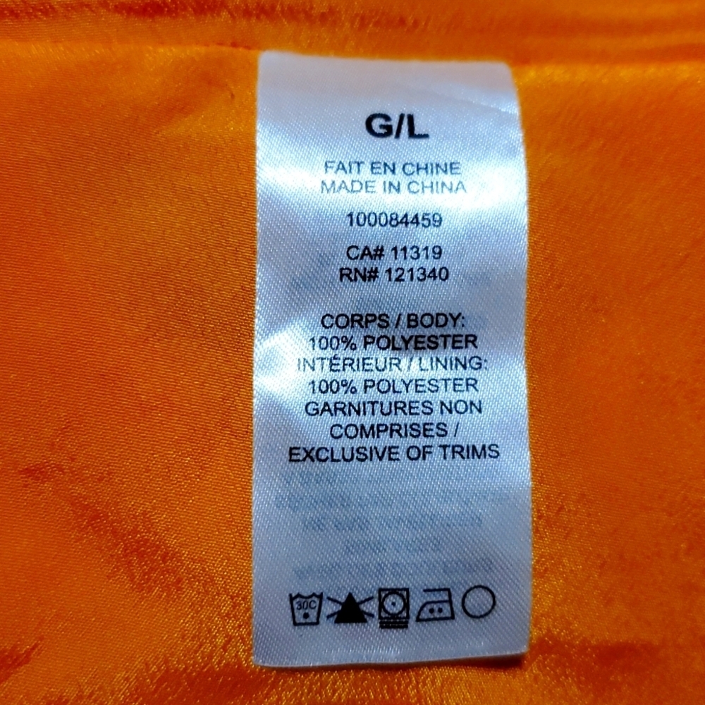 Dynamite Leah Orange Sundress Sleeveless Maxi Size Large NWOT - Picture 5 of 5